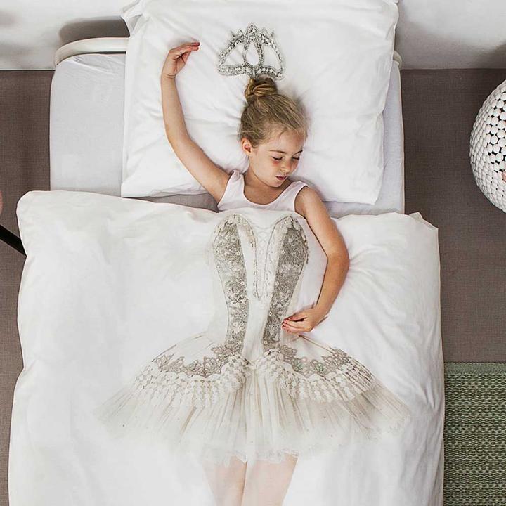Produktbild Snurk Mädchen Bettwäsche Ballerina 135 x200