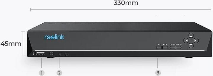 Image du produit Reolink NVS16- 12MD8 Système 8K avec 8 caméras (4512 x 2512 pixels)
