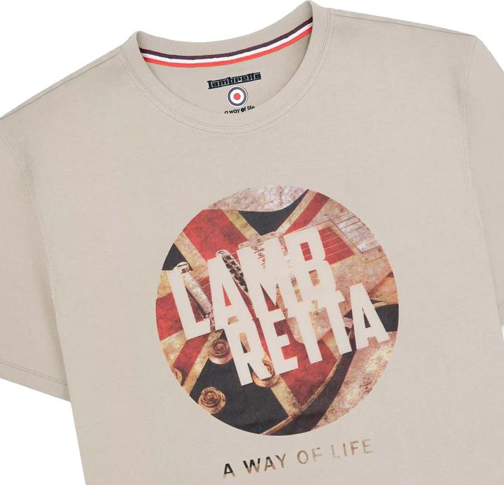 Actual product image Lambretta Mens Union Jack T-Shirt (3XL)