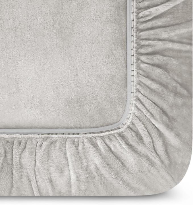 Actual product image Aspero Flannel fitted sheet PERPIGNAN - 2180 (180 x 200 cm)