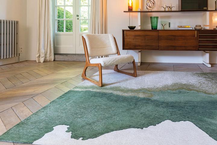 Actual product image Louis de Poortere Meditation Lagoon (200 x 280 cm)