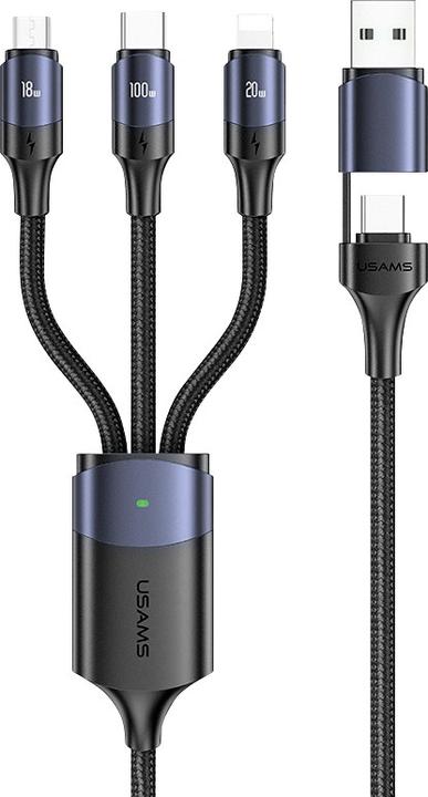 Usams 3in1 (1.20 m, USB 3.0, 65 W)