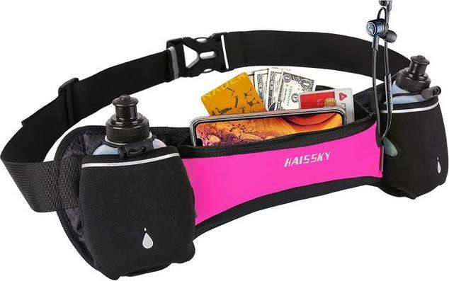 Immagine prodotto Haissky Marsupio sportivo universale con bottiglie d'acqua