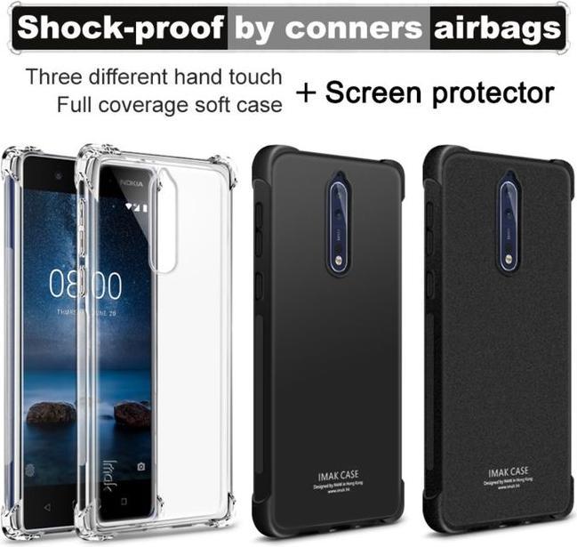 Produktbild Imak Anti-Shock Plastik Hülle inklusive Schutzfolie (Nokia 8)