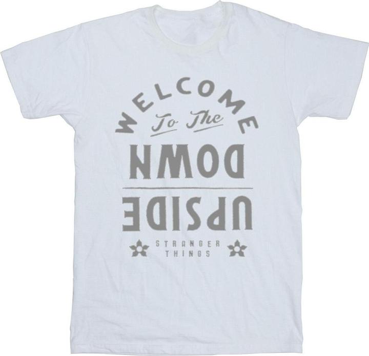 Actual product image Netflix Mens Stranger Things Welcome To Upside Down T-Shirt (M)