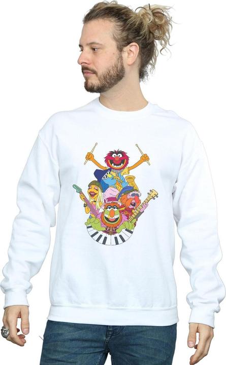 Actual product image Disney Mens The Muppets Dr Teeth And The Electric Mayhem Sweatshirt (L)