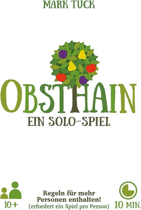 Actual product image Board Game Circus BGC19557 - Obsthain, board game, for 1 player, ages 10+ (DE edition) (German)