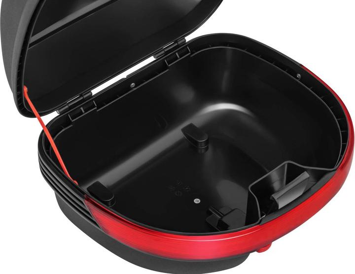 Produktbild MSW Topcase Motorradkoffer Roller Koffer 38 L Karbonbeschichtung inkl. Adapterplatte