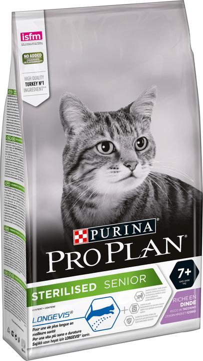 Produktbild Pro Plan Cat Sterilised 7+ Truthahn1.5kg (Senior, 1 Stk., 1500 g)