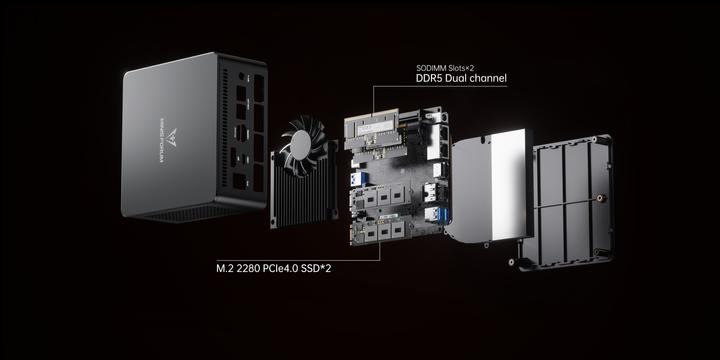 Image du produit Minisforum UM890 Pro (AMD Ryzen 9 8945HS, 64 Go, 1000 Go)