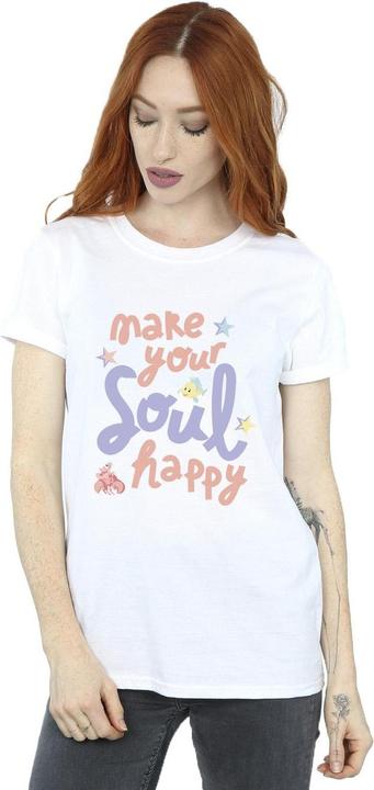 Immagine prodotto Disney The Little Mermaid Happy Maglietta Ampia Donna (M)