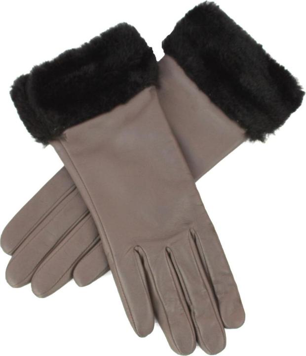 Actual product image Eastern Counties Leather Winter Gloves Debbie Leather Faux Fur (L)