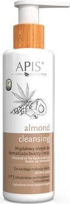 Actual product image Apis Natural Cosmetics Apis Almond Cleansing Almond Oil For Demakjage And Face Washing For All Skin Types 150Ml (Cleansing lotion, 150 ml)