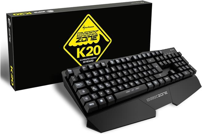 Produktbild Sharkoon Shark Zone K20 (US, Kabelgebunden)