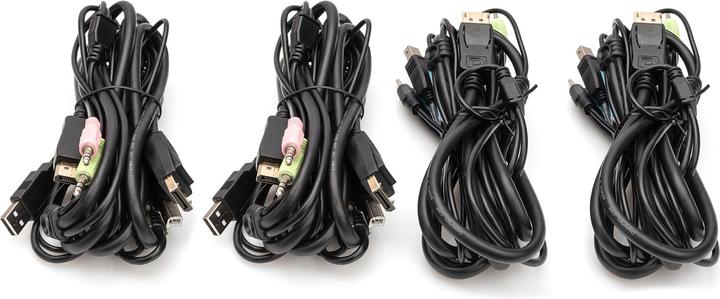 Produktbild Digitus KVM Switch, 4x1 DP, DP Out,USB