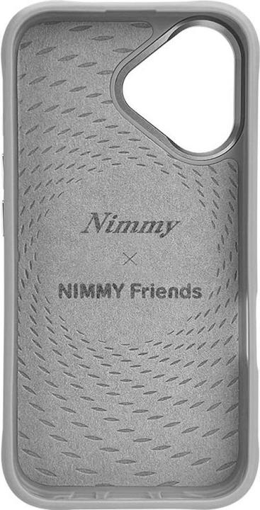 Produktbild Nimmy Glasses Cool Cat MagSafe case for iPhone 16 grey (Apple iPhone 16)