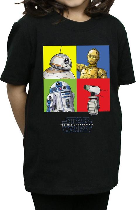 Immagine prodotto Star Wars The Rise Of Skywalker Droid Squares Maglietta Ragazze (128)