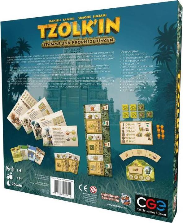 Produktbild Czech games edition CZ111 - Stämme und Prophezeiungen - Brettspiel, für 2-6 Spieler, ab 13 Jahren (DE-Erweiterung) (Deutsch)