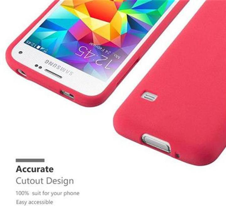 Actual product image Cadorabo TPU Frosted Cover (Samsung Galaxy S5 Mini, Samsung Galaxy S5 Mini Duos)
