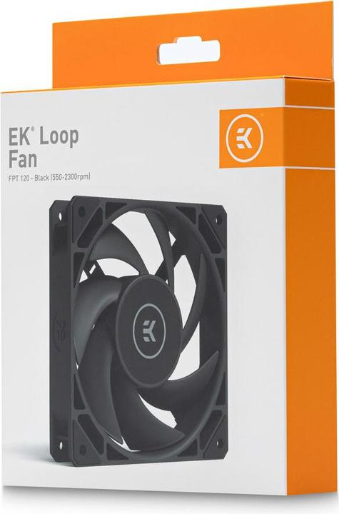 Produktbild EKWB EK Loop Fan FPT 120 550-2300 bk 3831109900000 (120 mm, 1 x)