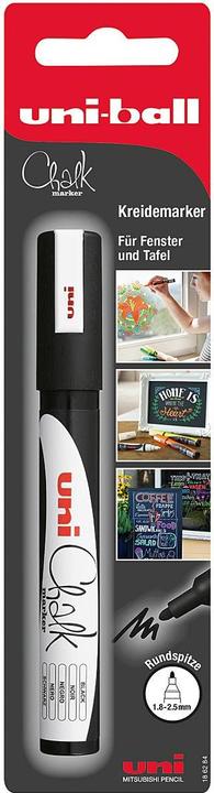 Produktbild Uni-ball Kreidemarker 'Chalk PWE-5M' (Schwarz, 2.50 mm, 5 x)