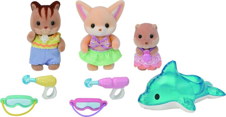 Actual product image Sylvanian Families Adventure kindergarten friends "Pool fun"