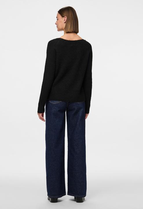 Actual product image Pieces V-neck knit sweater (L)