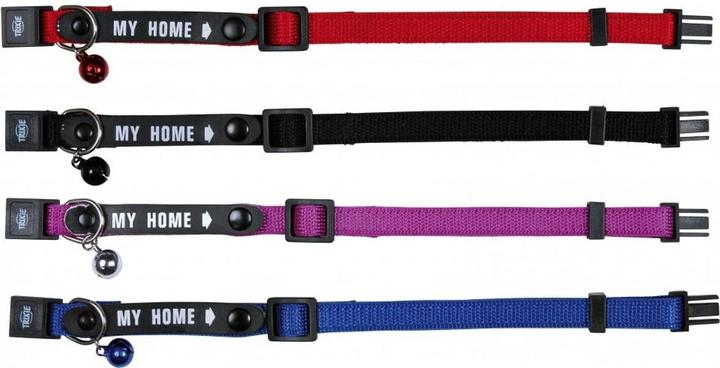 Trixie Katzenhalsband mit Adresslasche (One Size, Katze, Allgemein)