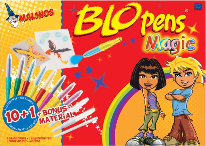 Actual product image Malinos Blopens Airbrush Pens (Multicoloured, 10 x)