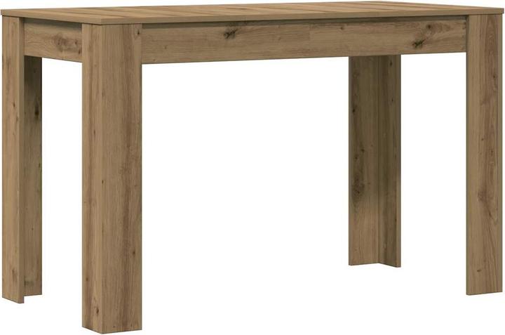 Actual product image VidaXL Esstisch Artisan-Eiche 120x60x76 cm Holzwerkstoff (120 x 60 x 76 cm)