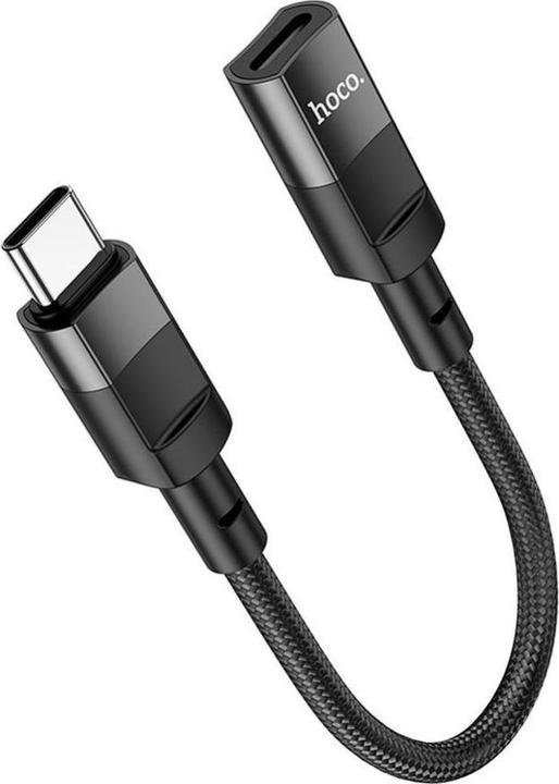 Produktbild Hoco Lightning to USB-C Adapter U107, 0.1m, Schwarz (0.10 m, USB 3.2 Gen 1)