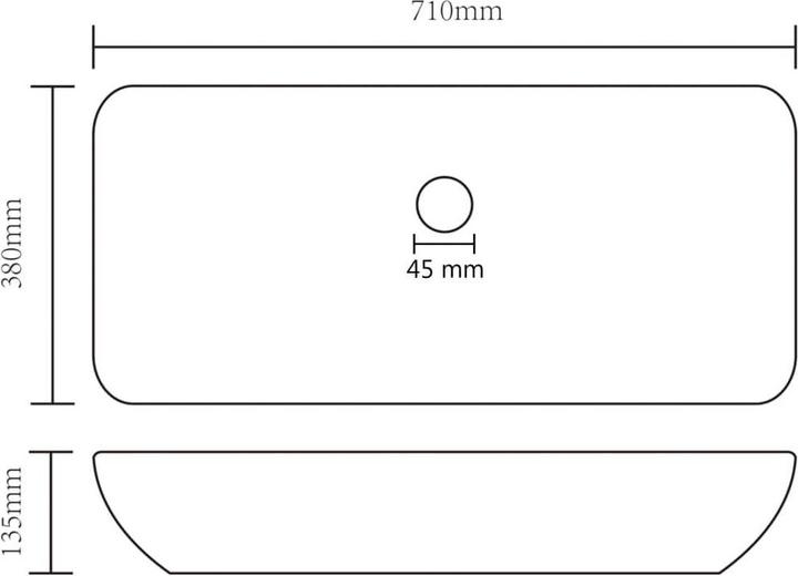 Actual product image VidaXL Joyan (380 mm, 710 mm)