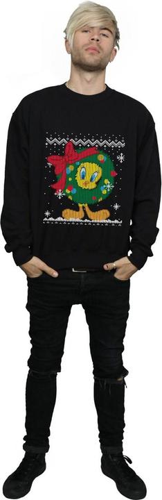 Immagine prodotto Looney Tunes Tweety Pie Christmas Fair Isle Felpa Uomo (XXL)