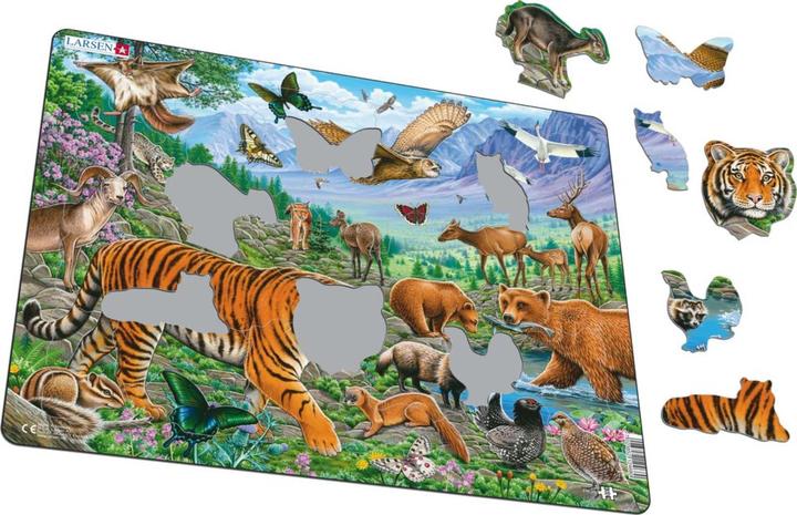 Image du produit Larsen Le tigre de l'Amour en été sibérien (36 pièces)