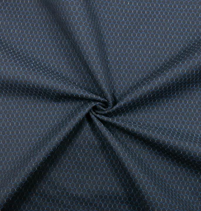 Image du produit Stoffrestposten Tissu mode - Cercles fins Noir - Quantité minimale de vente : 1 mètre