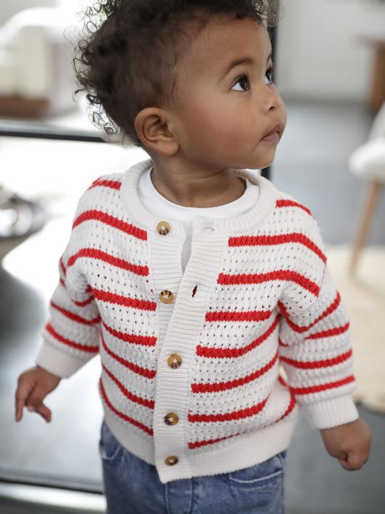 Actual product image Vertbaudet Baby Strickjacke mit Ajourmuster (68)