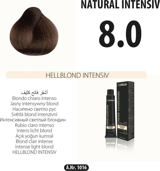 Produktbild FemMas (9) Haarfarbe Lichtblond 100ml (Lichtblond)