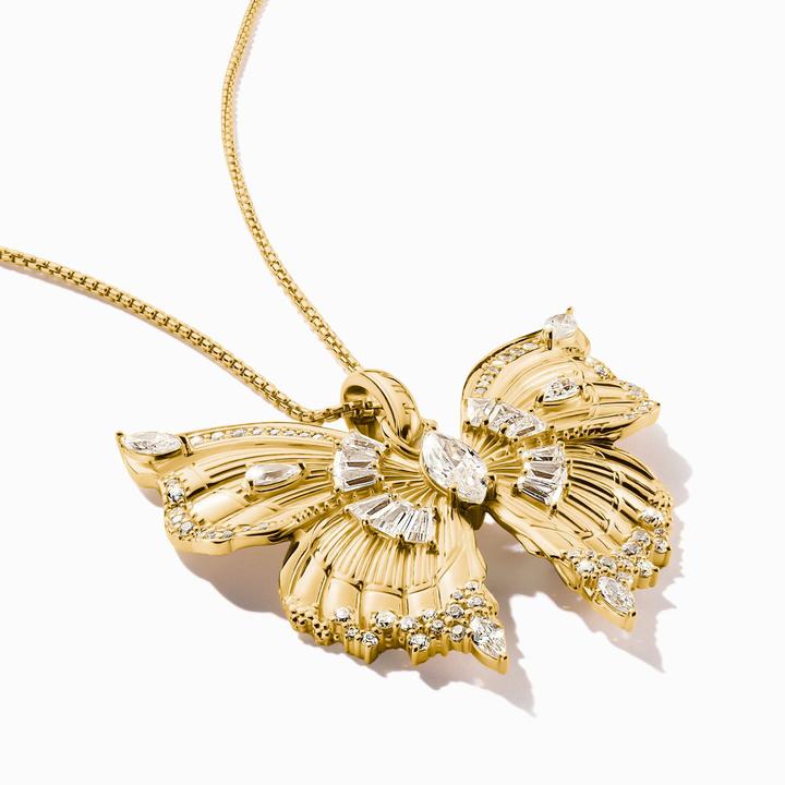 Produktbild Thomas Sabo PE984-414-14 Anhänger butterfly mit Steinen vergoldet Damen (Sterling Silber 925)