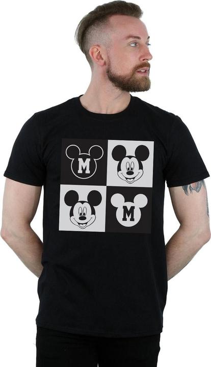 Produktbild Disney Mickey Mouse Smiling Squares TShirt (XXL)