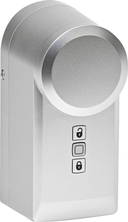 Actual product image Homematic IP Smart Home door lock actuator (HmIP-DLD-S) (silver) (Key, Smartphone)