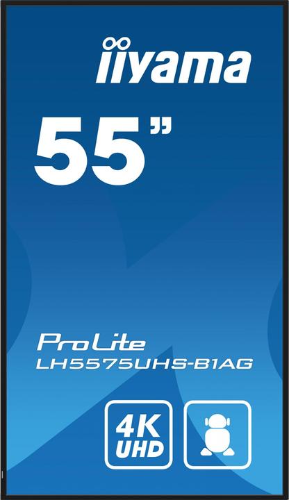 Produktbild iiyama 55 3840X2160 UHD IPS PANEL (3840 x 2160 Pixel, 54.60")