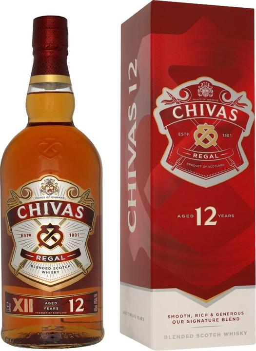 Produktbild Chivas Regal 12 Years (Scotch Whisky, Blended Whisky, 1 x 70 cl)