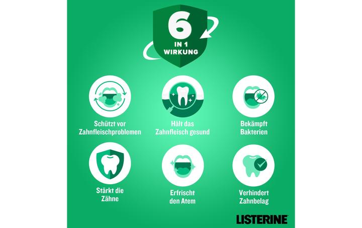Actual product image Listerine Total Care gum protection (500 ml, Mouthwash)