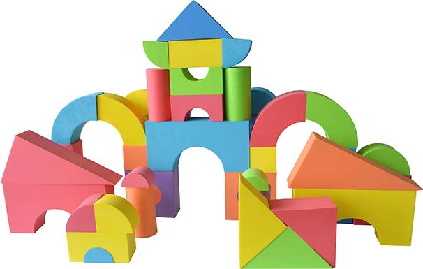 Actual product image Babytrold Pädagogische Schaumstoffblöcke