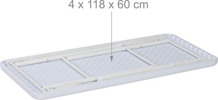 Actual product image Relaxdays Garden table (118 cm)