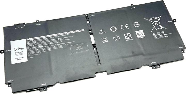 Actual product image Vistaport Battery for DELL XPS 13 7390 2in1/7390 2in1 (4 Cells, 6375 mAh)