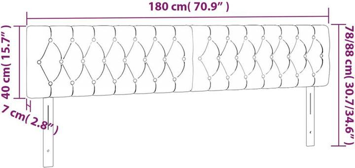 Produktbild VidaXL Poppy (180 x 7 x 88 cm)