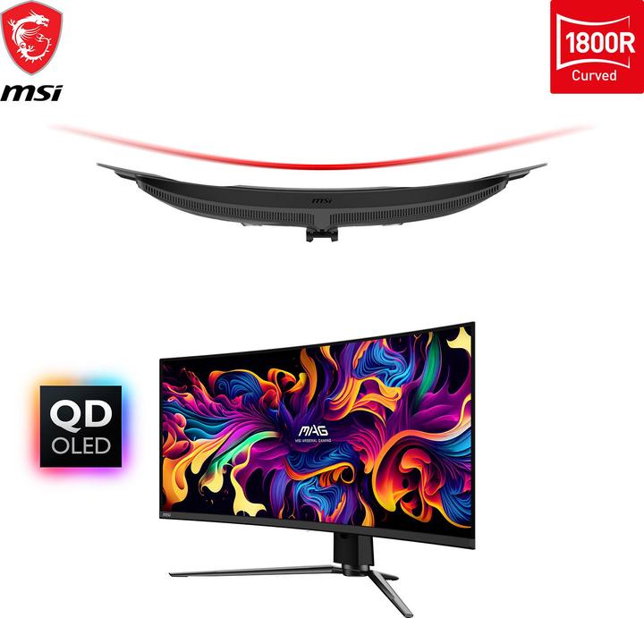 Actual product image MSI MAG 341CQPDE QD-OLED (3440 x 1440 pixels, 34")