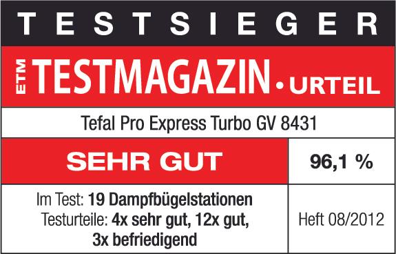 Actual product image Tefal GV8431 Pro Express Autoclean (2200 W, 240 g/min)