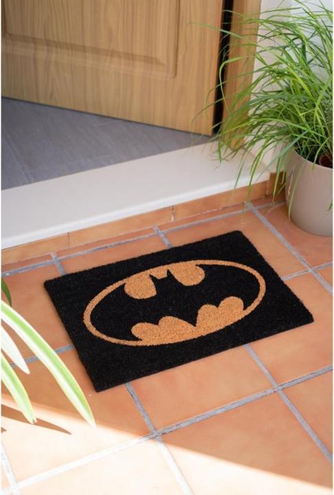 Actual product image Pyramide Doormat: Batman Logo (40x60cm) (40 x 60 cm)